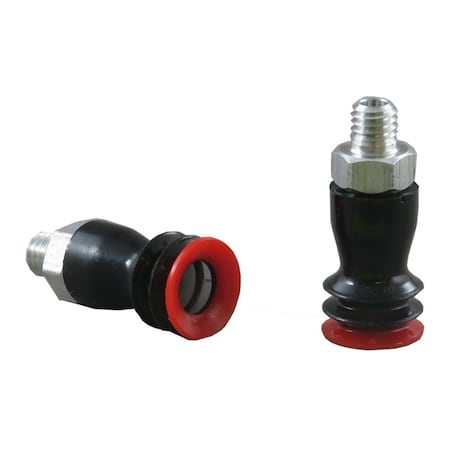 Fipa Bellows vacuum cup diam. 11 mm, Varioflex 30 Degrees/60 Degrees, fitting M5-male 20.011.200.16